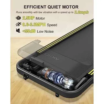 AKSO Walking Pad Treadmill for Home & Office Fitness