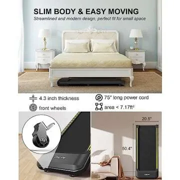 AKSO Walking Pad Treadmill for Home & Office Fitness