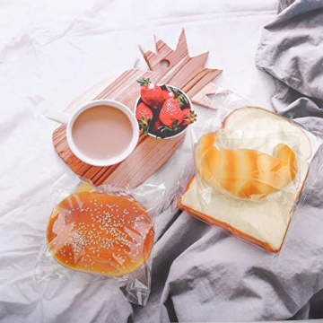 800 PCS Clear Re-sealable Cellophane Bags for Bakery Snacks Gifts