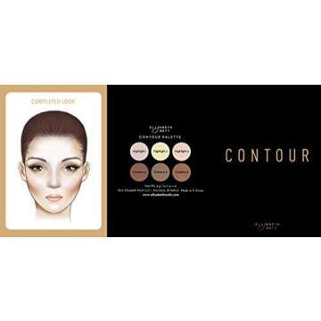 Elizabeth Mott Bronzer Contour Kit & Highlighting Powder - Cruelty Free & Paraben Free - 6 Shades for a Natural Glow