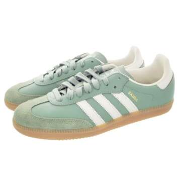 adidas Samba OG Womens Silk Green Gum Size 10