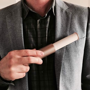 Compact Rose Gold Lint Roller for Pet Owners