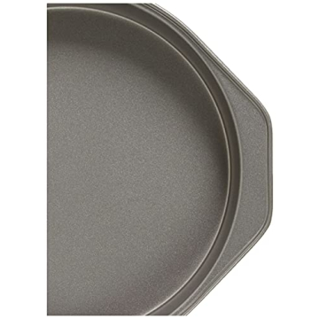 Amazon Basics Nonstick Round Baking Cake Pan, 9 Inch, Set of 2, Gray, 10.7x9.7x1.5cm