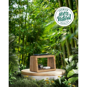 Bamboo Wireless Charging Station - 3-in-1 Charger & Night Light