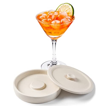 Cosnou Handmade Margarita Salt Rimmer Set with Lids