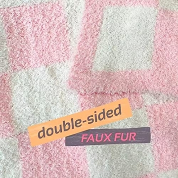 Ultra Soft Checkerboard Blanket for Comfort and Style