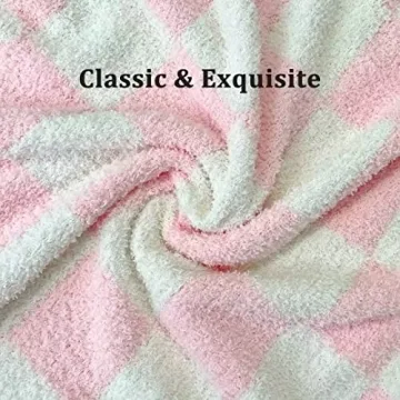 Ultra Soft Checkerboard Blanket for Comfort and Style