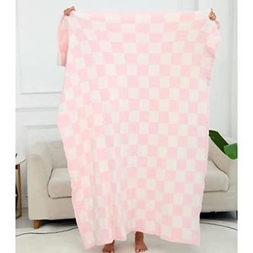 Ultra Soft Checkerboard Blanket for Comfort and Style