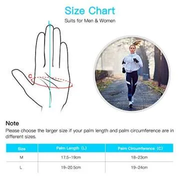 Unigear Lightweight Running Gloves, Touch Screen Anti-Slip Warm Gloves Liners for Cycling Biking Sporting Driving for Men Women