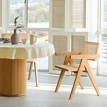 Comfortable Rattan Dining Chairs Set of 4 for Stylish Homes