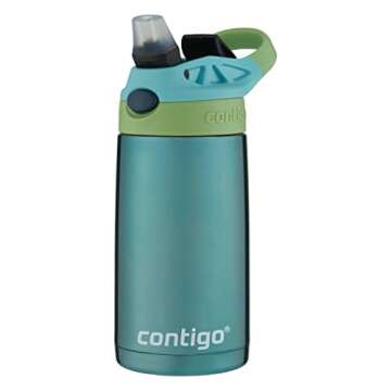 Contigo® Kids Straw Stainless Steel Water Bottle with AUTOSPOUT® Lid, 13oz.