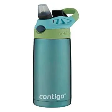Contigo® Kids Straw Stainless Steel Water Bottle with AUTOSPOUT® Lid, 13oz.