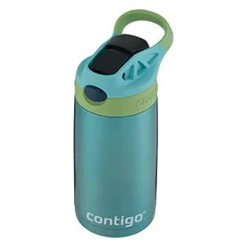 Contigo® Kids Straw Stainless Steel Water Bottle with AUTOSPOUT® Lid, 13oz.