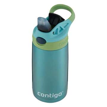Contigo® Kids Straw Stainless Steel Water Bottle with AUTOSPOUT® Lid, 13oz.
