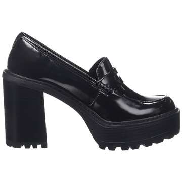 Madden Girl womens Kassidy Pump, Black Box, 10 US