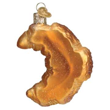 Old World Christmas Croissant Glass Blown Ornament for Festive Decor