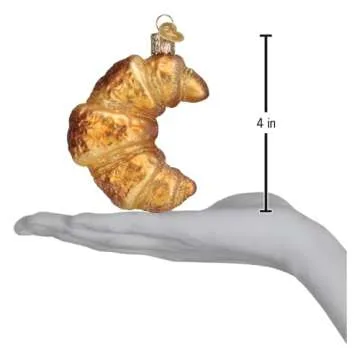 Old World Christmas Croissant Glass Blown Ornament for Holiday Decor