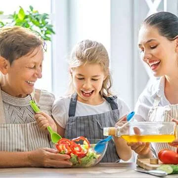 Patelai 4 Multicolored Silicone Kitchen Spoons - Nonstick & Durable