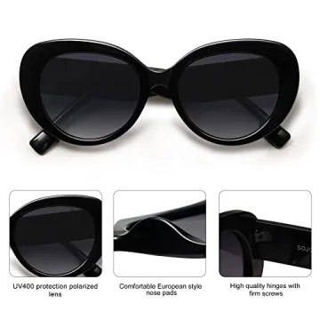 Stylish SOJOS Cat Eye Polarized Sunglasses for Women