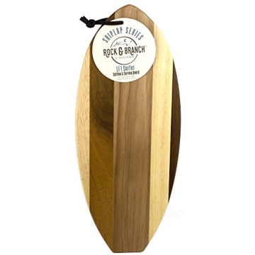 Surfboard Shaped Cutting Board and Wall Art for Beach Lovers