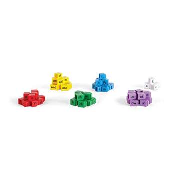 hand2mind Letter Pattern Reading Rods, Build a Word with Alphabet Blocks, Early Readers Linking Cubes, Reading Manipulatives, Montessori Alphabet, 1st Grade Reading, Homeschool Supplies (Set of 141)