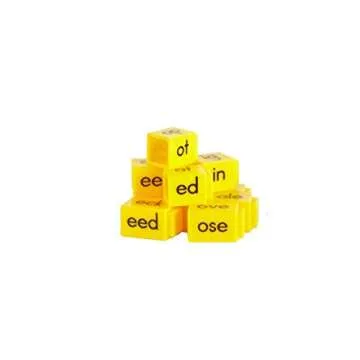 hand2mind Letter Pattern Reading Rods, Build a Word with Alphabet Blocks, Early Readers Linking Cubes, Reading Manipulatives, Montessori Alphabet, 1st Grade Reading, Homeschool Supplies (Set of 141)