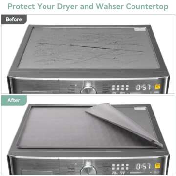 Top Protective Mat for Washers and Dryers - Non-Slip & Waterproof