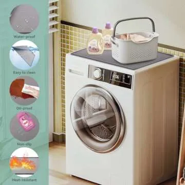 Top Protective Mat for Washers and Dryers - Non-Slip & Waterproof