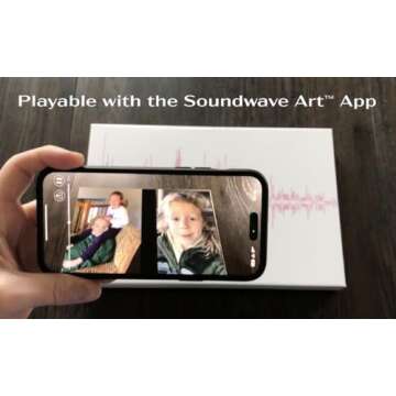 Personalized Soundwave Art Canvas - Playable with Our App