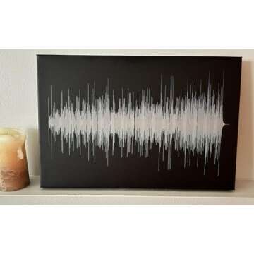 Soundwave Art Custom Canvas - Personalize Your Memories