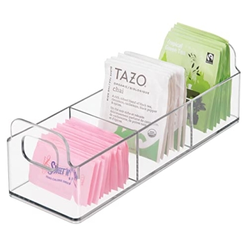 mDesign Plastic Condiment Organizer - Versatile Storage Solution