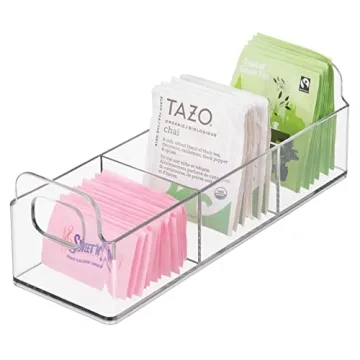 mDesign Plastic Condiment Organizer - Versatile Storage Solution