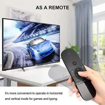 WeChip W1 Air Mouse Remote & Wireless Keyboard for TVs