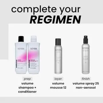 Kenra Volume Spray Non Aerosol 25 | Super Hold Finishing Spray | High Humidity Resistance | Flake-Free and Fast-Drying | All Hair Types | 10.1 fl. oz