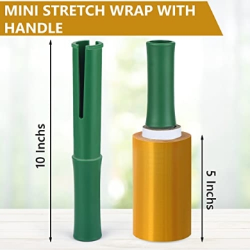 Durable Mini Stretch Wrap Film with Handle in Colorful Options