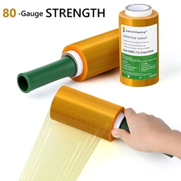 Durable Mini Stretch Wrap Film with Handle in Colorful Options