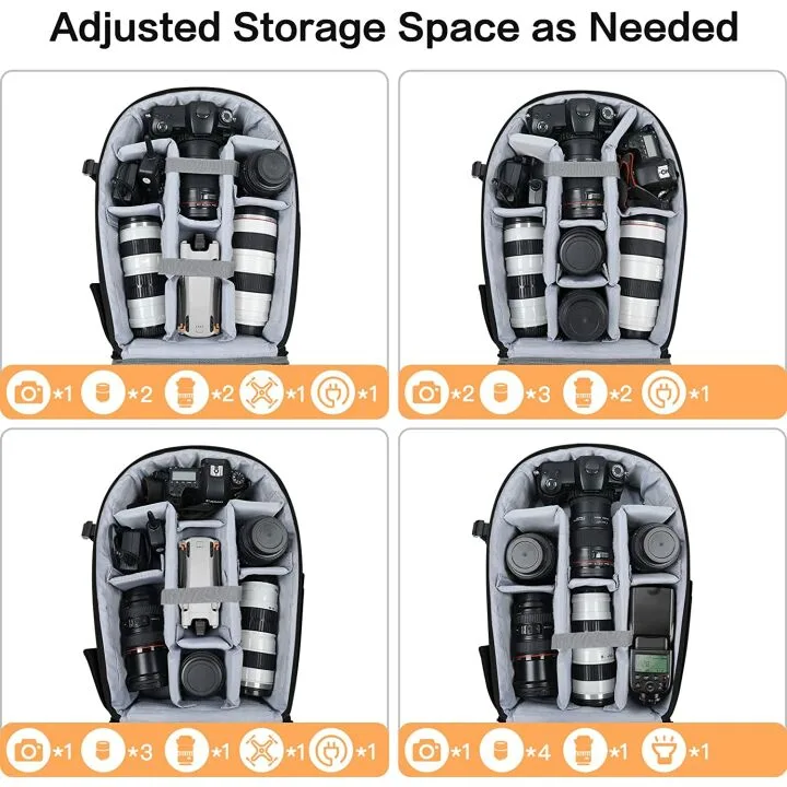 MOSISO Waterproof Camera Backpack for Photography