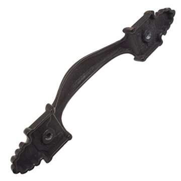 GlideRite Hardware Deco Cabinet Pulls - 10 Pack, Stylish Oil Rubbed Bronze Finish