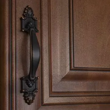 GlideRite 10 Pack Deco Cabinet Pulls in Oil Rubbed Bronze