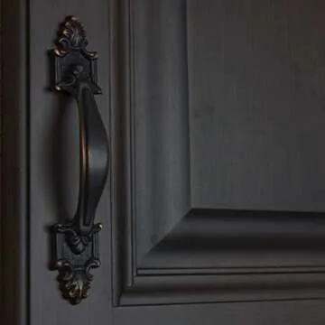 GlideRite 10 Pack Deco Cabinet Pulls in Oil Rubbed Bronze