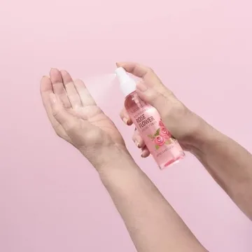 NATURE WELL Rose Water Hydrating Facial Toner Mist for Dewy & Radiant Skin, 100% Vegan, Refreshing, Conditioning, Soothing, Redness Reducing, Perfect for Travel, 4 Fl Oz