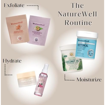 NATURE WELL Rose Water Hydrating Facial Toner Mist for Dewy & Radiant Skin, 100% Vegan, Refreshing, Conditioning, Soothing, Redness Reducing, Perfect for Travel, 4 Fl Oz