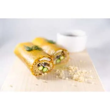 NUCO Organic Coconut Wraps Low Carb Vegan Turmeric Flavor