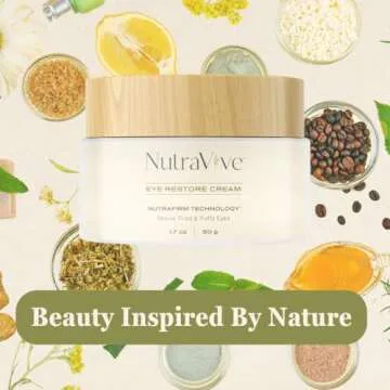 NutraVive Eye Restore Cream – Reduce Puffy Eyes & Dark Circles