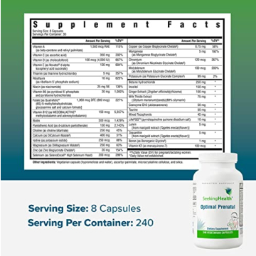 Seeking Health Optimal Prenatal Vitamins for Women