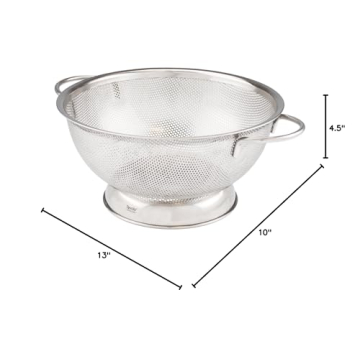 Tovolo Stainless Steel Colander for Efficient Food Prep