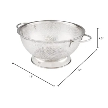 Tovolo Stainless Steel Colander for Efficient Food Prep