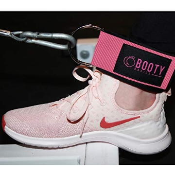 Booty Basics Pink Ankle Strap for Cable Machines