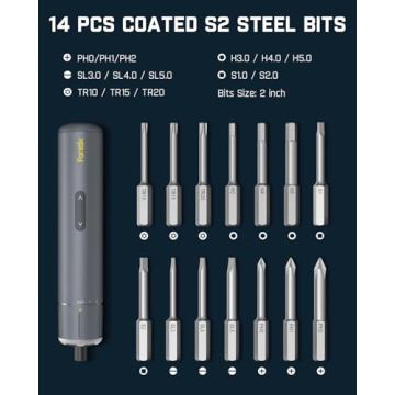 Fanttik S1 Pro Cordless Electric Screwdriver with 14 Bits
