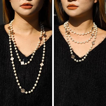 Elegant IDOKAWA Multi-Strand Pearl Necklace for Women